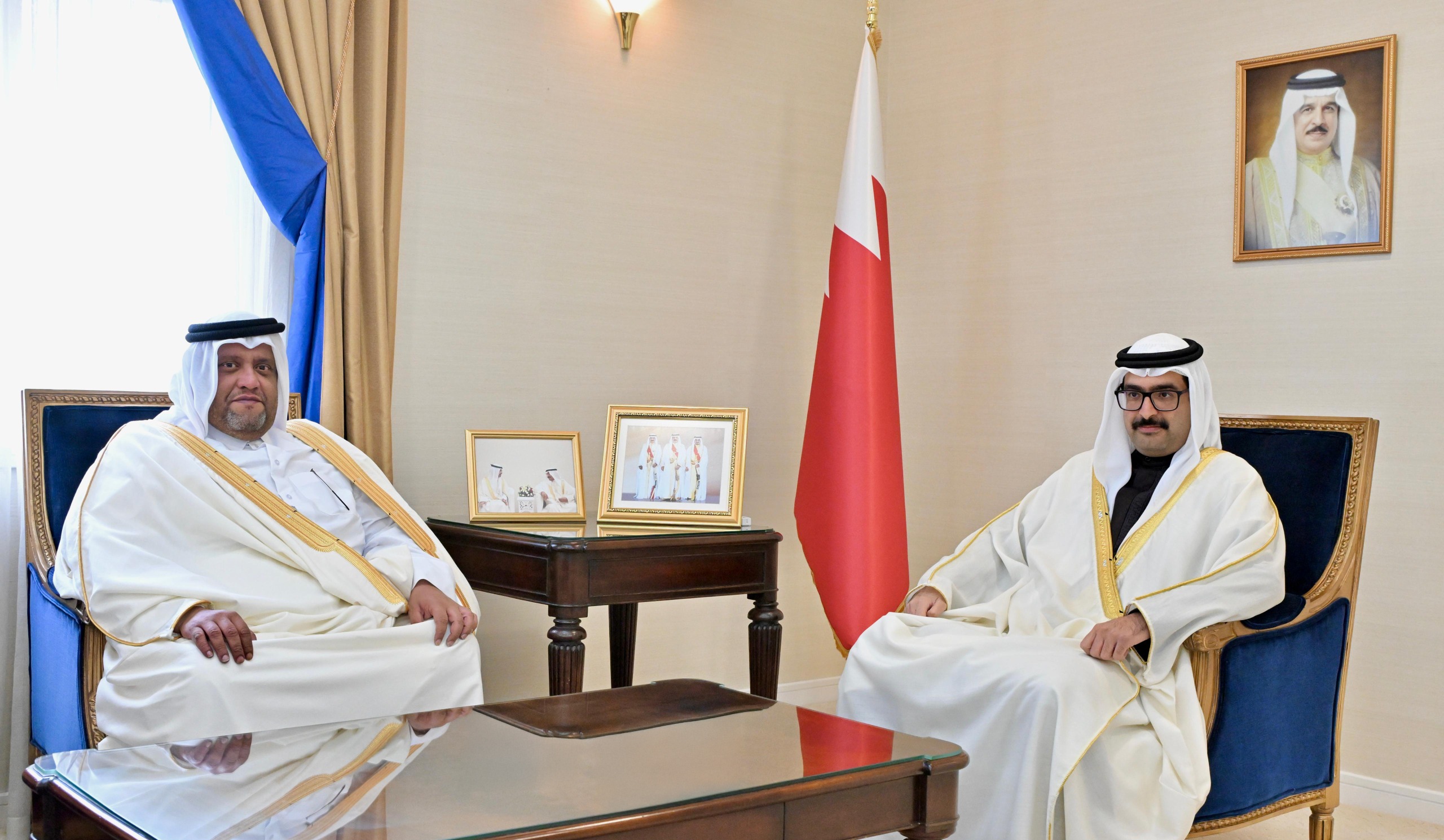 سمو محافظ الجنوبية يستقبل السفير القطري لدى مملكة البحرين<